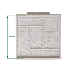 Katy Sue Designs - Silicone Mould - Riveted Metal Plate