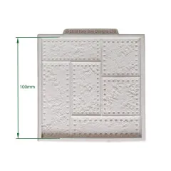 Katy Sue Designs - Silicone Mould - Riveted Metal Plate