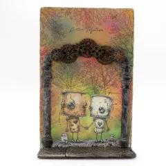 Katy Sue Designs - Silicone Mould - Riveted Metal Plate