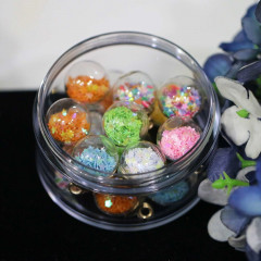 Dress My Craft - Glass Balls with Star Sequins