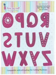 Dress My Craft Basic Designer Dies - Doodled Alphabets