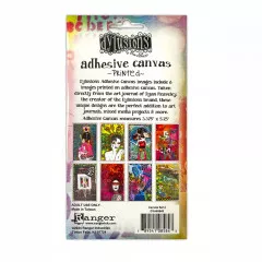 Dyan Reaveley Dylusions Adhesive Canvas - Images Set No. 4