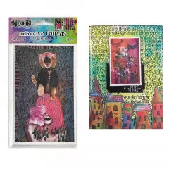 Dyan Reaveley Dylusions Adhesive Canvas - Images Set No. 4