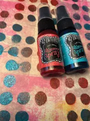 Dylusions Shimmer Spray - Fiery Sunset