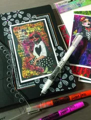 Dylusions Black Journal - Small