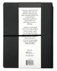 Dylusions Black Dot Grid Journal Large