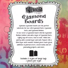 Dylusions - Dyamond Boards - large Tags