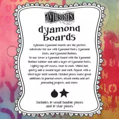 Dylusions - Dyamond Boards - large Baubles & Stars