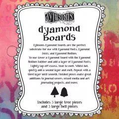 Dylusions - Dyamond Boards - large Trees & Bells