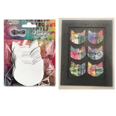 Dylusions - Dyamond Boards - Cats