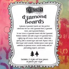 Dylusions - Dyamond Boards - small Trees