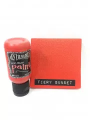 Flip Cap Bottle Dylusions Paint - Fiery Sunset