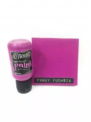 Flip Cap Bottle Dylusions Paint - Funky Fuchsia