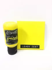 Flip Cap Bottle Dylusions Paint - Lemon Zest