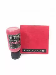 Flip Cap Bottle Dylusions Paint - Pink Flamingo