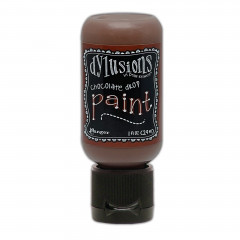 Flip Cap Bottle Dylusions Paint - Chocolate Drop