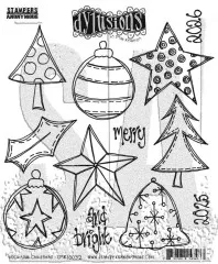 Dylusions Cling Stamps - Rock Your Christmas