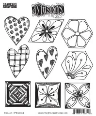 Dylusions Cling Stamps - Block It