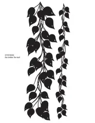 Dylusions Cling Stamps - The Bolder The Leaf