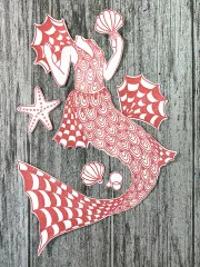 Dylusions Cling Stamps - Merlady