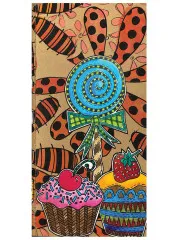 Dylusions Cling Stamps - Eat me