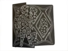 Dylusions Stencils Silhouette - Behave (small)