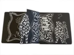 Dylusions Stencils Silhouette - Tropics (small)