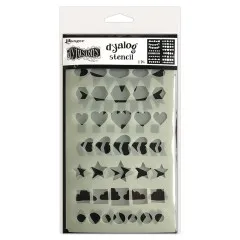 Dylusions Stencils Border It Again