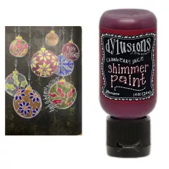 Dylusions Shimmer Paint - Cranberry Juice