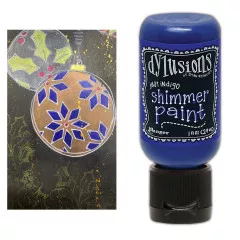 Dylusions Shimmer Paint - Just Indigo