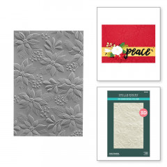 Spellbinders 3D Embossing Folder - Scenic Poinsettias