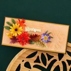 Spellbinders - 3D Embossing Folder - Basket of Sunflowers