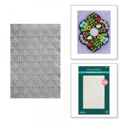 Spellbinders 3D Embossing Folder - Tile Reflection