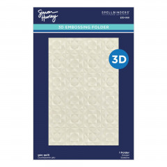 Simon Hurley - 3D Embossing Folder - Geo Quilt