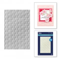 Spellbinders - 3D Embossing Folder - Woven