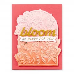 Spellbinders - 3D Emboss & Cut Folder - Floral For You