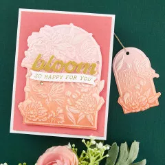 Spellbinders - 3D Emboss & Cut Folder - Floral For You