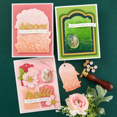 Spellbinders - 3D Emboss & Cut Folder - Floral For You