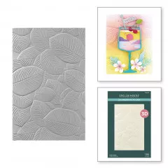 Spellbinders - 3D Embossing Folder - Lush Leaves