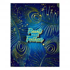 Spellbinders - 3D Embossing Folder - Feather Flourish