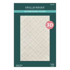 Spellbinders - 3D Embossing Folder - Argyle Plaid