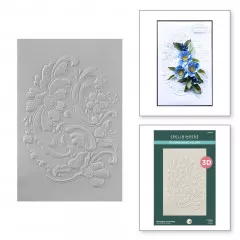 Spellbinders - 3D Embossing Folder - Norwegian Rosemaling