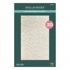 Spellbinders - 3D Embossing Folder - Holiday Lights