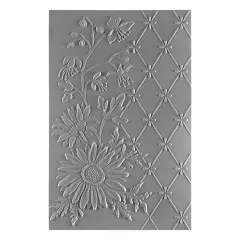 Spellbinders - 3D Embossing Folder - Wildly Beautifu