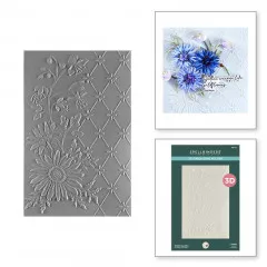 Spellbinders - 3D Embossing Folder - Wildly Beautifu