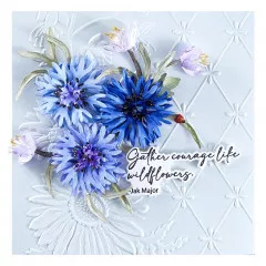 Spellbinders - 3D Embossing Folder - Wildly Beautifu