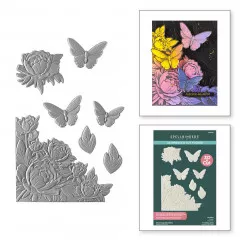 Spellbinders - 3D Emboss & Cut Folder - Blooming Butterflies