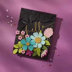 Spellbinders - 3D Emboss & Cut Folder - Blooming Butterflies