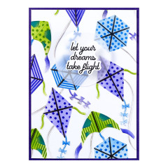 Spellbinders - 3D Embossing Folder - Flying Kites