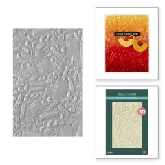 Spellbinders - 3D Embossing Folder - Buon Appetito - Al Dente